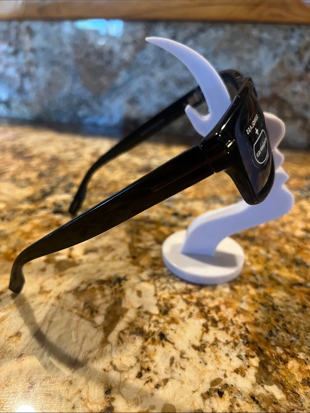 Bifocal Black  Reading Sunglasses with Dark Lenses +1.50